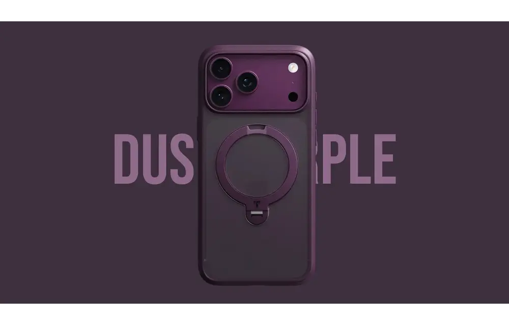 TORRAS Ostand Q3 Spin Case for iPhone 18 Pro Max / 17 Pro Max - Purple