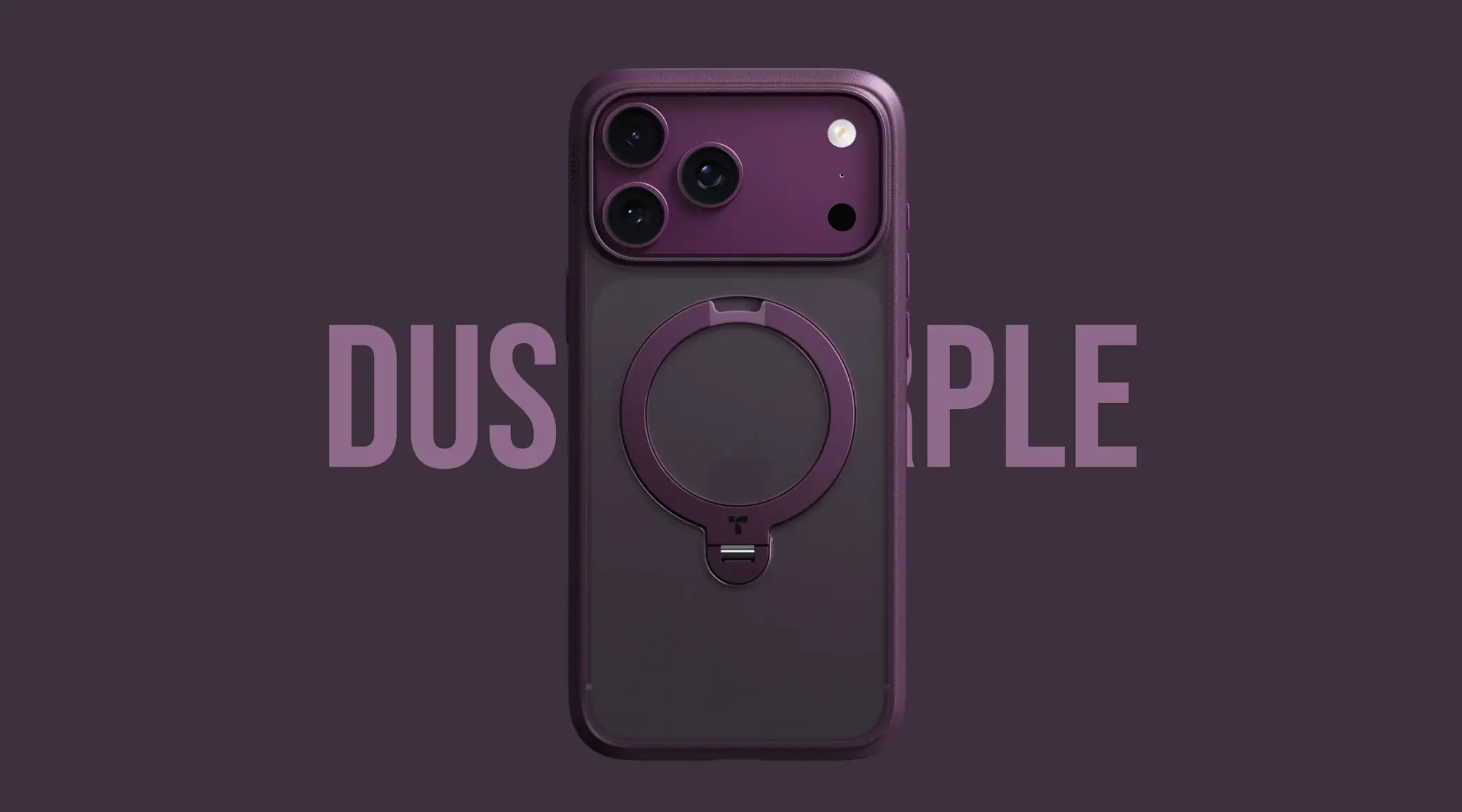 TORRAS Ostand Q3 Spin Case for iPhone 18 Pro Max / 17 Pro Max - Purple