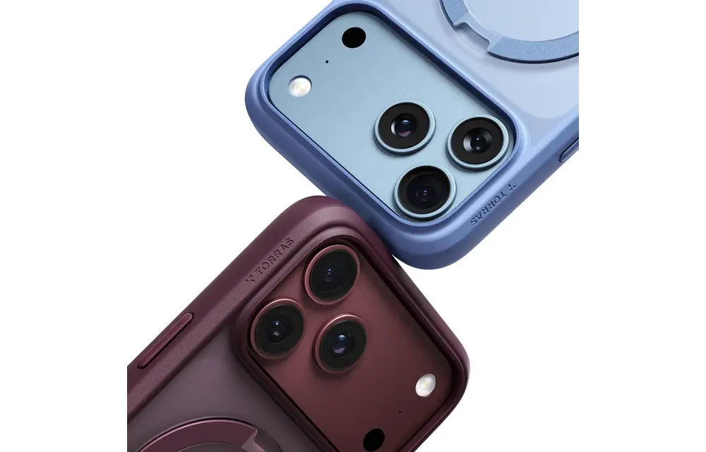 TORRAS Ostand Q3 Spin Case for iPhone 18 Pro Max / 17 Pro Max - Purple