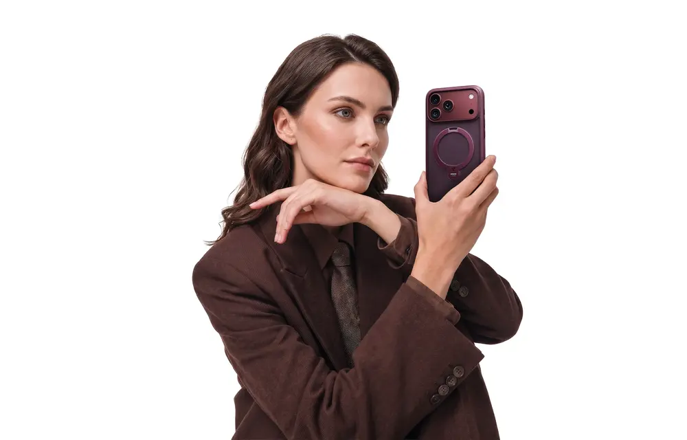 TORRAS Ostand Q3 Spin Case for iPhone 18 Pro Max / 17 Pro Max - Purple