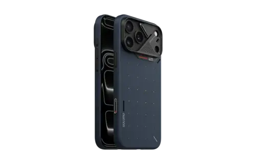 AULUMU A18 Ultra Slim Particle Aramid Fiber MagSafe Case for iPhone 18 Pro Max / 17 Pro Max - Black