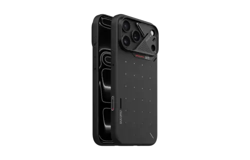 AULUMU A18 Ultra Slim Particle Aramid Fiber MagSafe Case for iPhone 18 Pro Max / 17 Pro Max - Black