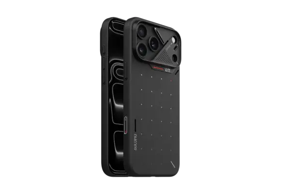 AULUMU A18 Ultra Slim Particle Aramid Fiber MagSafe Case for iPhone 18 Pro Max / 17 Pro Max - Black