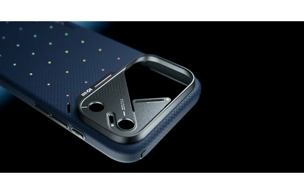 AULUMU A18 Ultra Slim Particle Aramid Fiber MagSafe Case for iPhone 18 Pro Max / 17 Pro Max - Black