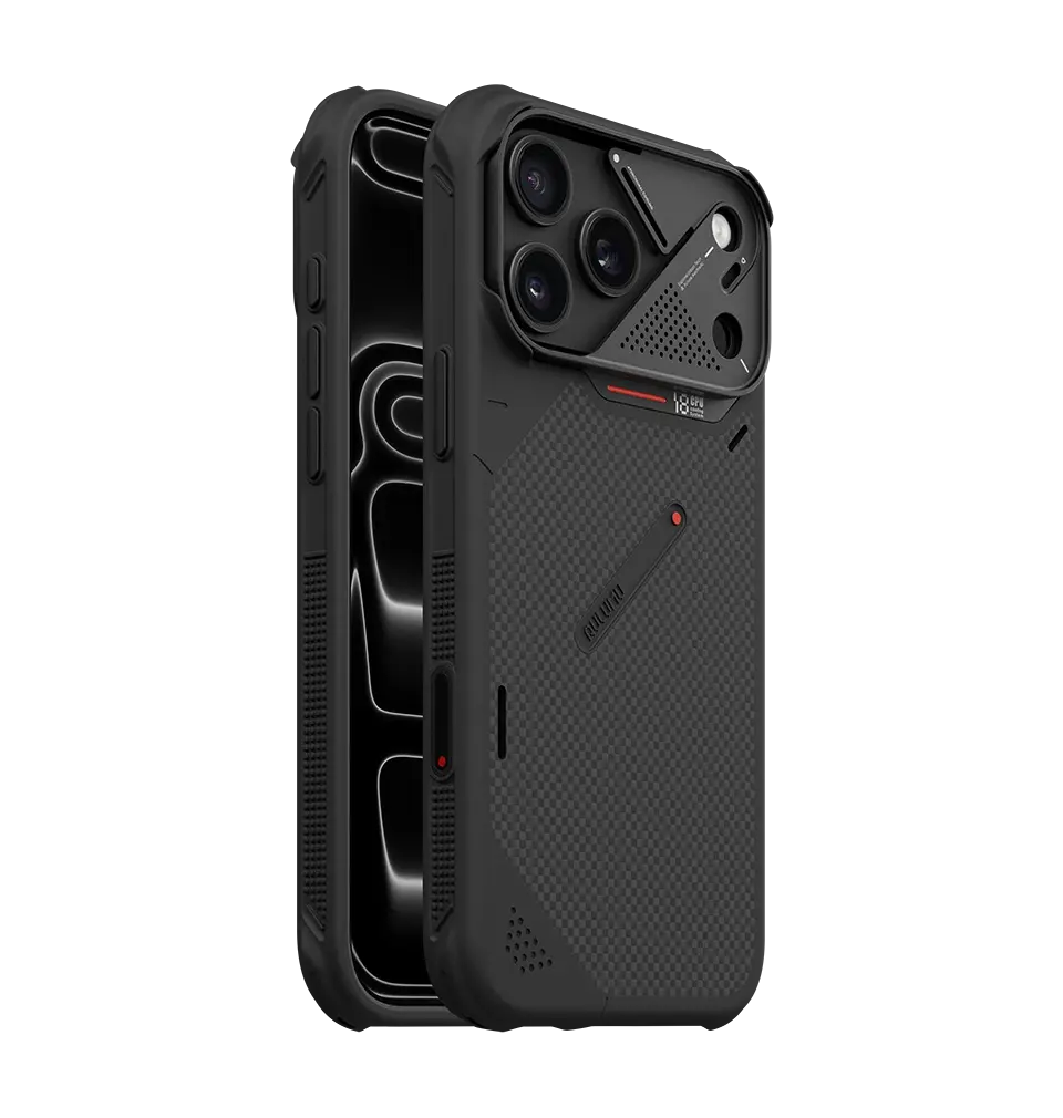 AULUMU A18 Ultra Slim Shockproof Aramid Fiber Case for iPhone 18 Pro Max / 17 Pro Max - Black
