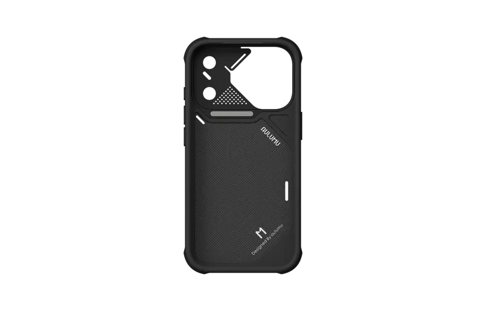 AULUMU A18 Ultra Slim Shockproof Aramid Fiber Case for iPhone 18 Pro Max / 17 Pro Max - Black