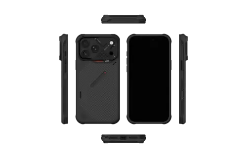 AULUMU A18 Ultra Slim Shockproof Aramid Fiber Case for iPhone 18 Pro Max / 17 Pro Max - Black