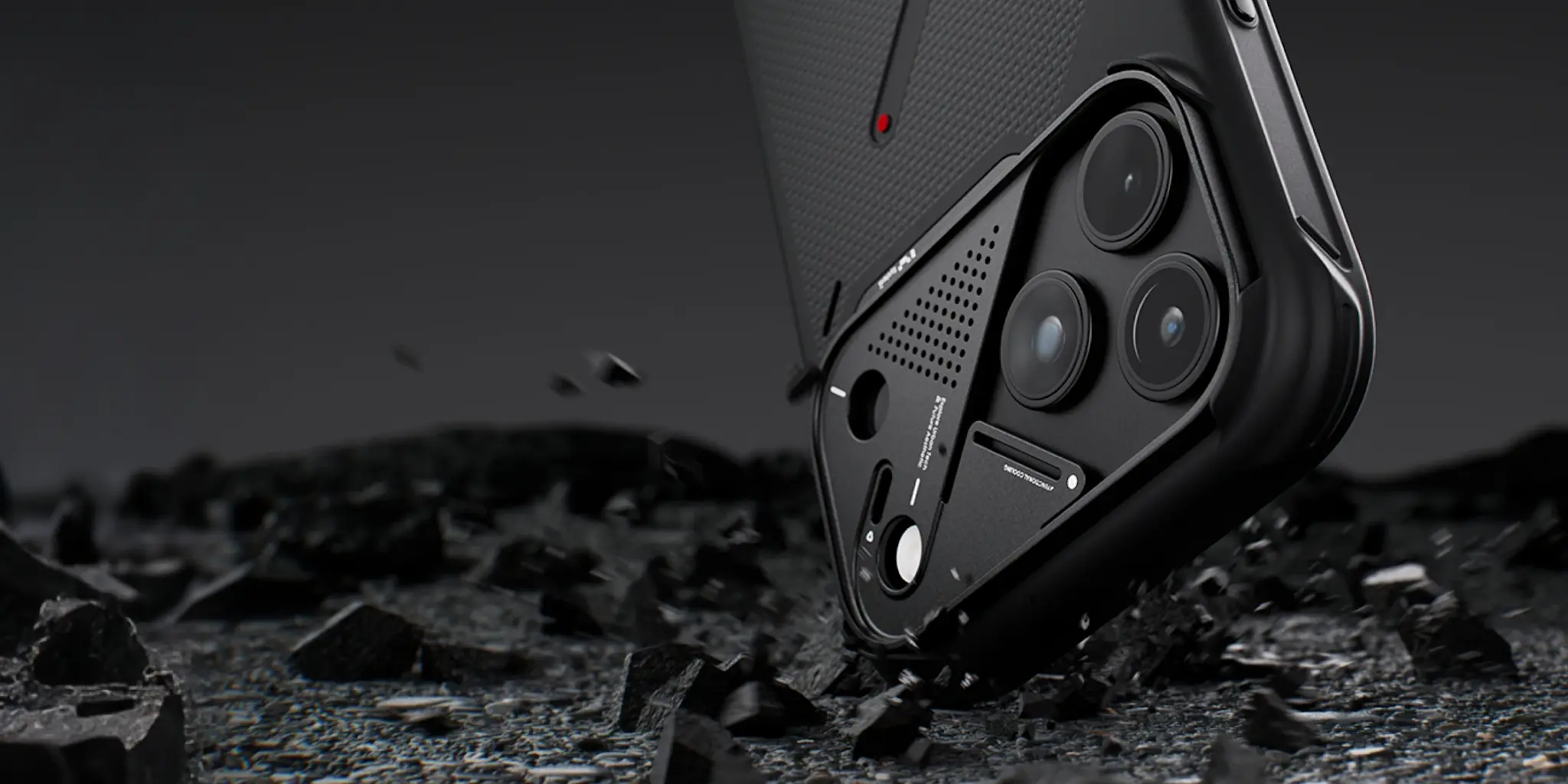 AULUMU A18 Ultra Slim Shockproof Aramid Fiber Case for iPhone 18 Pro Max / 17 Pro Max - Black