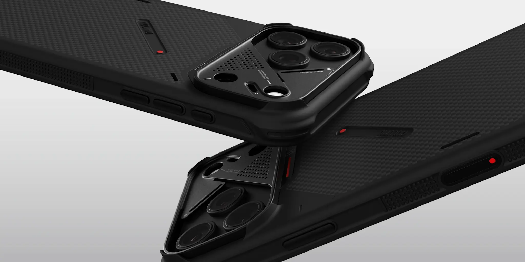 AULUMU A18 Ultra Slim Shockproof Aramid Fiber Case for iPhone 18 Pro Max / 17 Pro Max - Black