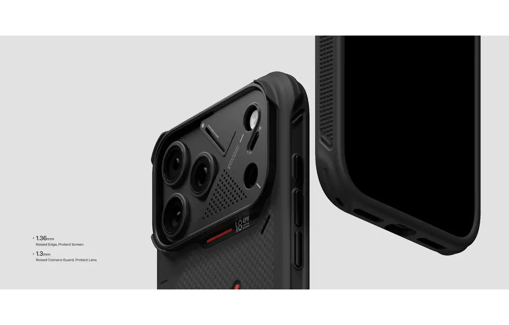 AULUMU A18 Ultra Slim Shockproof Aramid Fiber Case for iPhone 18 Pro Max / 17 Pro Max - Black