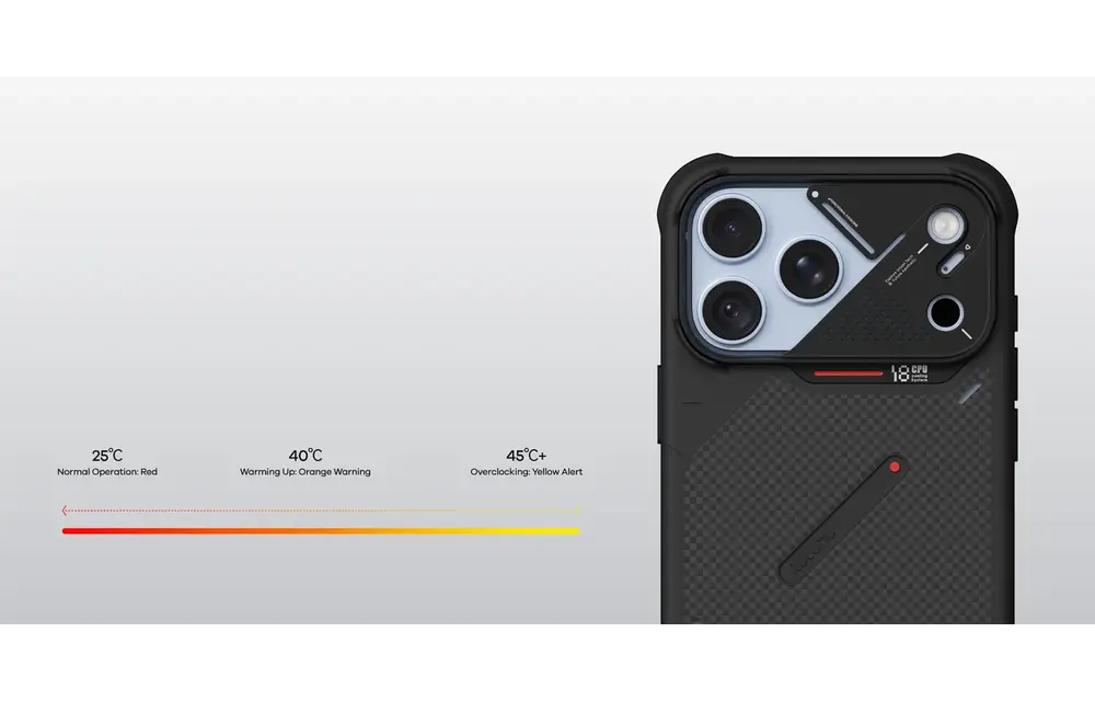AULUMU A18 Ultra Slim Shockproof Aramid Fiber Case for iPhone 18 Pro Max / 17 Pro Max - Black