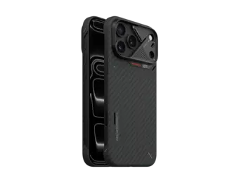 AULUMU A18 Semi Cover Aramid Fiber Case for iPhone 18 Pro Max / 17 Pro Max - Black