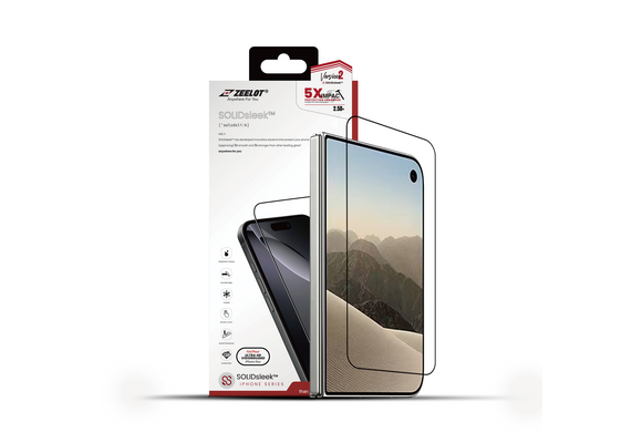 Zeelot Solidsleek 2.5D+ KK9 Supper Glass Ultra HD VisionGuard with Installation Kit for iPhone Duo - Retina Clear
