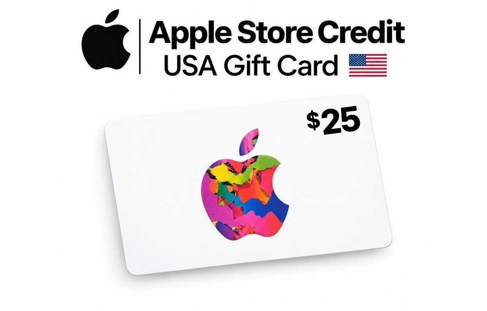 iTunes Gift Card $25 USA Store Physical card