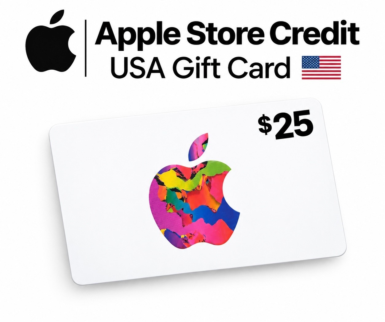 iTunes Gift Card $25 USA Store Physical card