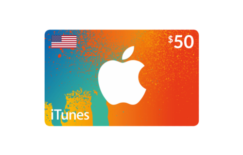 iTunes Gift Card $50 USA Store Physical card