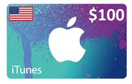 iTunes Gift Card $100 USA Store Physical card