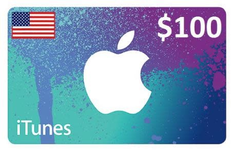 iTunes Gift Card $100 USA Store Physical card