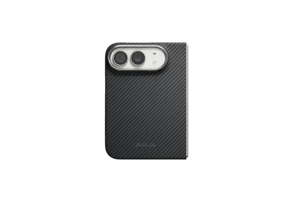 Pitaka Ultra Slim PitaTap Edge MagSafe Case for iPhone Duo - Black/Grey Twill