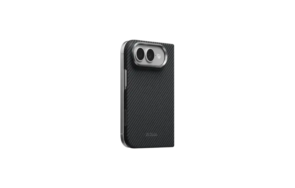 Pitaka Ultra Slim PitaTap Edge MagSafe Case for iPhone Duo - Black/Grey Twill
