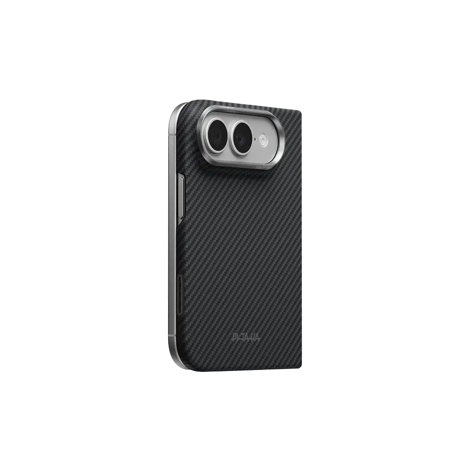 Pitaka Ultra Slim PitaTap Edge MagSafe Case for iPhone Duo - Black/Grey Twill
