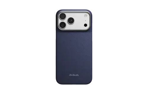 Pitaka Ultra Slim PitaTap PTK Weaving MagSafe Case for iPhone 18 Pro Max / 17 Pro Max - Sapphire Blue