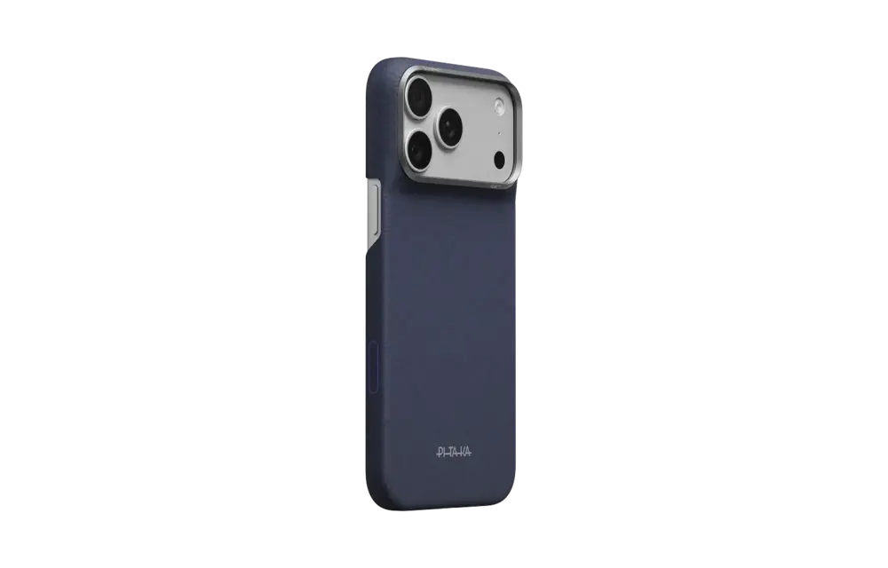 Pitaka Ultra Slim PitaTap PTK Weaving MagSafe Case for iPhone 18 Pro Max / 17 Pro Max - Sapphire Blue