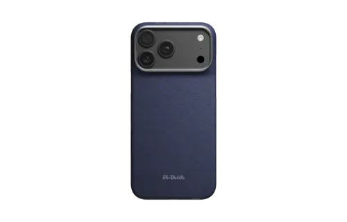 Pitaka Ultra Slim PitaTap PTK Weaving MagSafe Case for iPhone 18 Pro Max / 17 Pro Max - Sapphire Blue