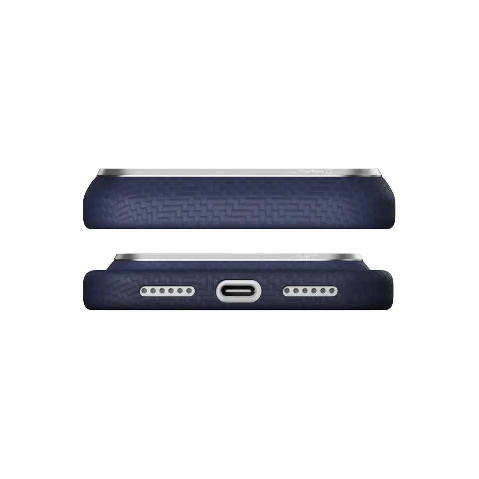 Pitaka Ultra Slim PitaTap PTK Weaving MagSafe Case for iPhone 18 Pro Max / 17 Pro Max - Sapphire Blue