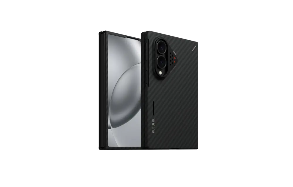 AULUMU Ultra Slim Aramid Fiber MagSafe Case for Samsung Galaxy Fold 8 - Black