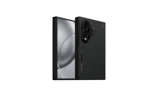 AULUMU Ultra Slim  Aramid Fiber MagSafe Case for Samsung Galaxy Fold 8  - Black
