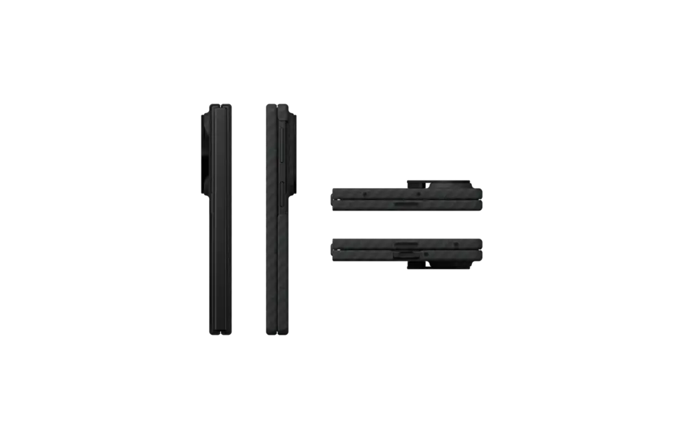 AULUMU Ultra Slim Aramid Fiber MagSafe Case for Samsung Galaxy Fold 8 - Black