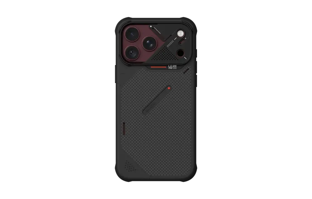 AULUMU A18 Armor ShockProof Aramid Fiber MagSafe Case for iPhone 18 Pro Max / 17 Pro Max - Black