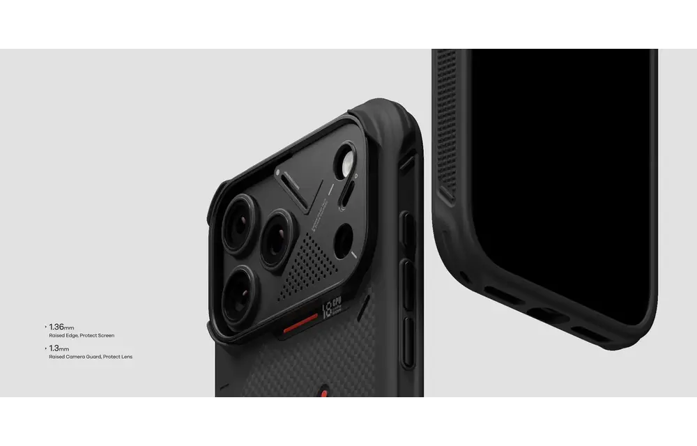 AULUMU A18 Armor ShockProof Aramid Fiber MagSafe Case for iPhone 18 Pro Max / 17 Pro Max - Black