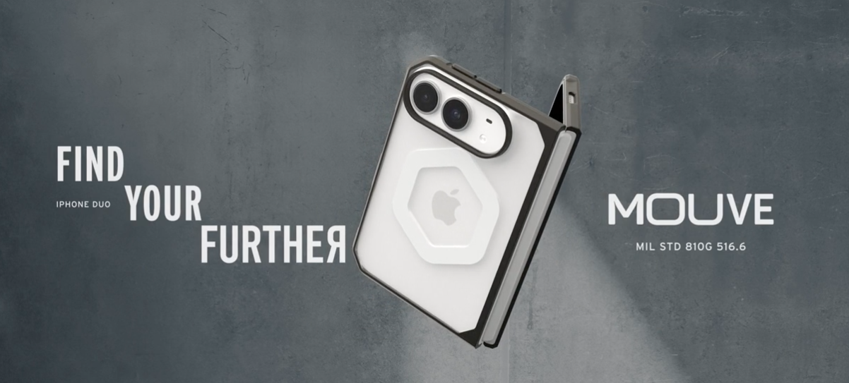 UAG Mouve Protection MagSafe Case for Apple iPhone Duo - Ice