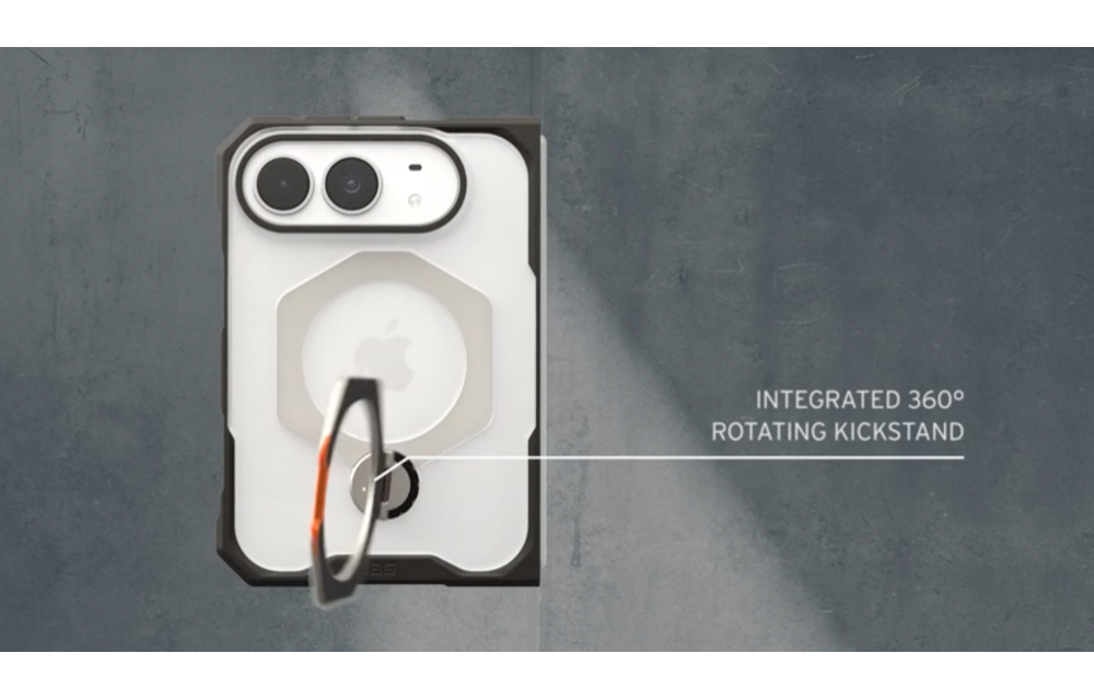 UAG Mouve XTE Protection Kickstand MagSafe Case for Apple iPhone Duo - Ash