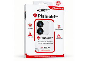 Zeelot Pishield Sturdy Titanium Alloy Lens Protector for iPhone Duo - Black