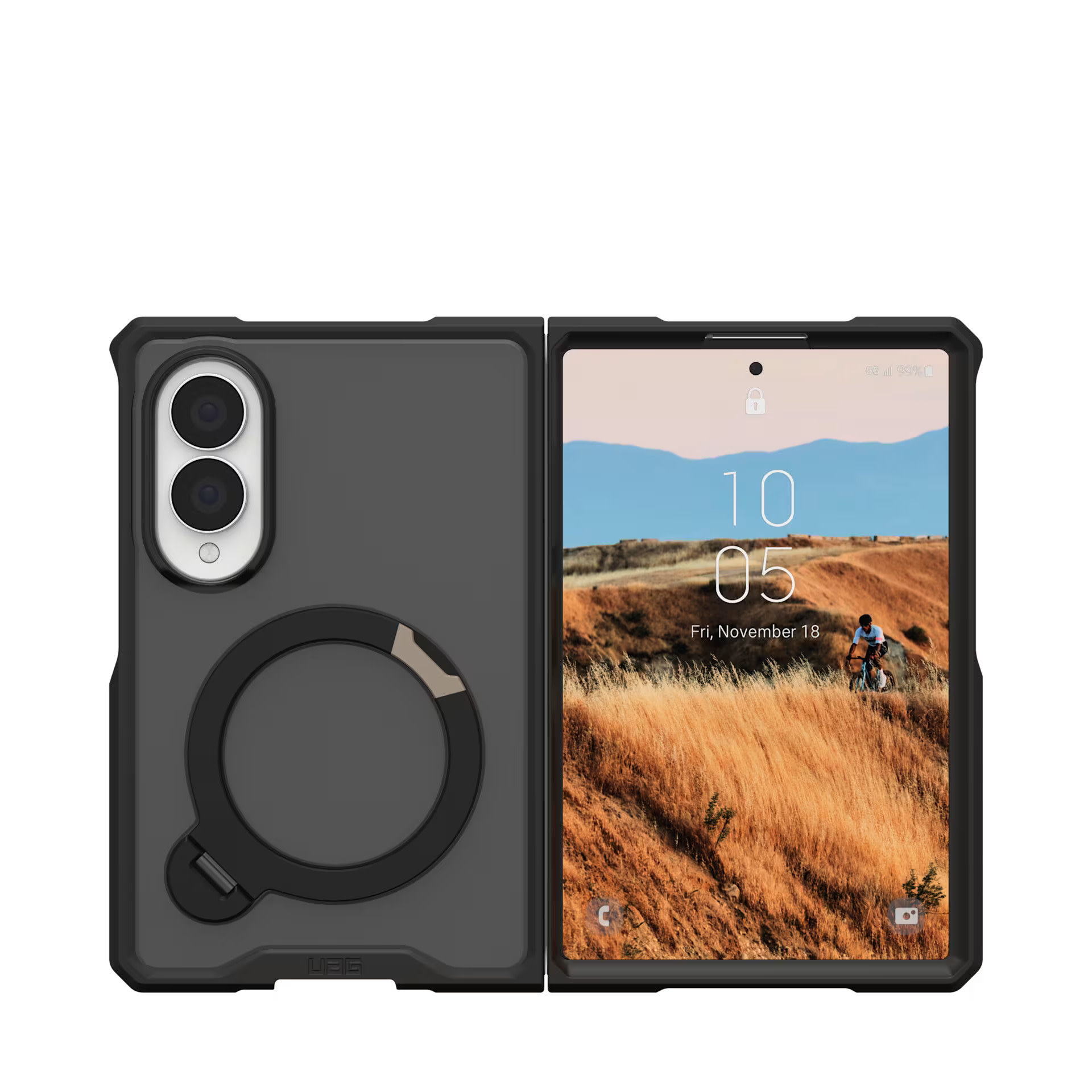 UAG Mouve XTE Protection Kickstand MagSafe Case for Samsung Z Fold8  - Ash