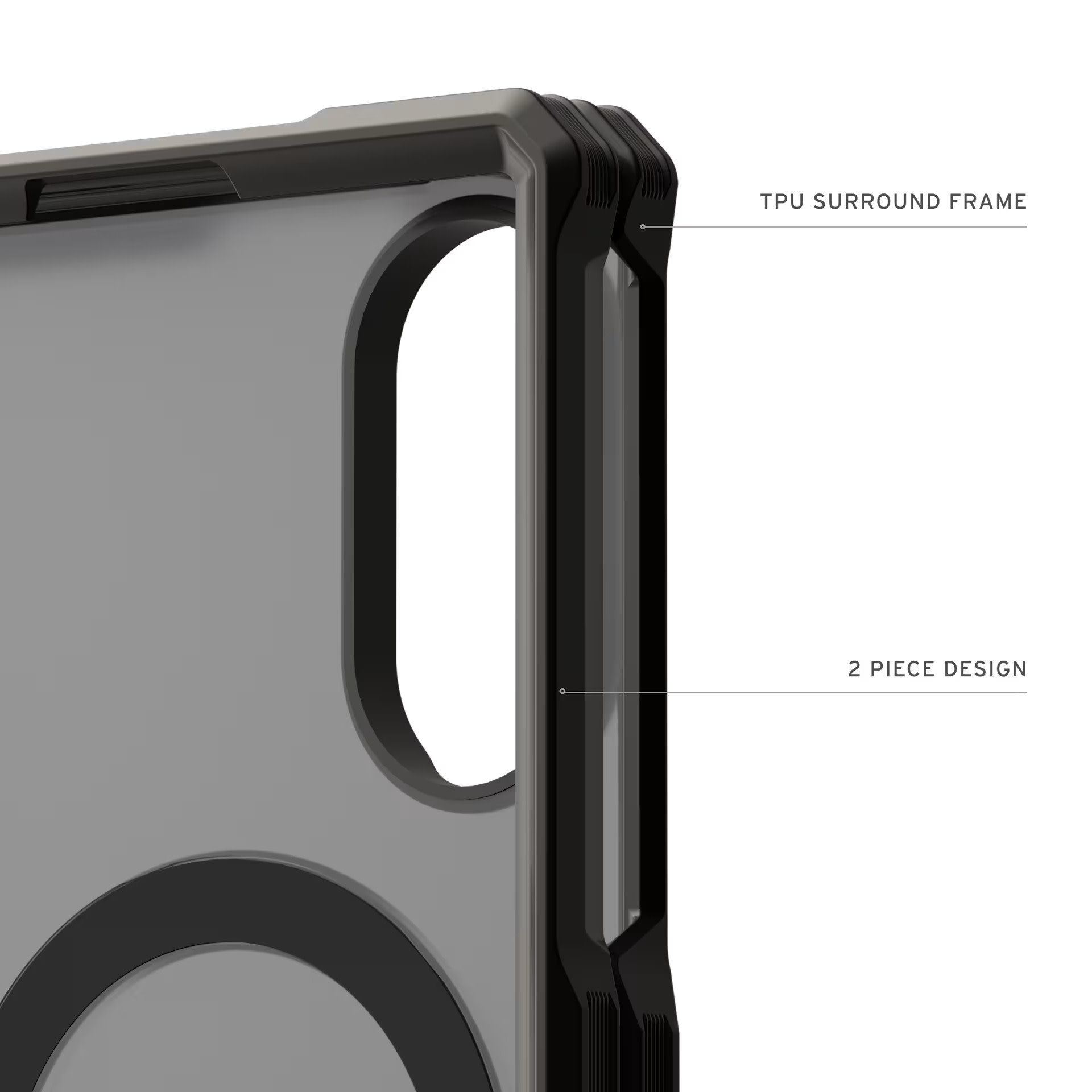UAG Mouve XTE Protection Kickstand MagSafe Case for Samsung Z Fold8  - Ash