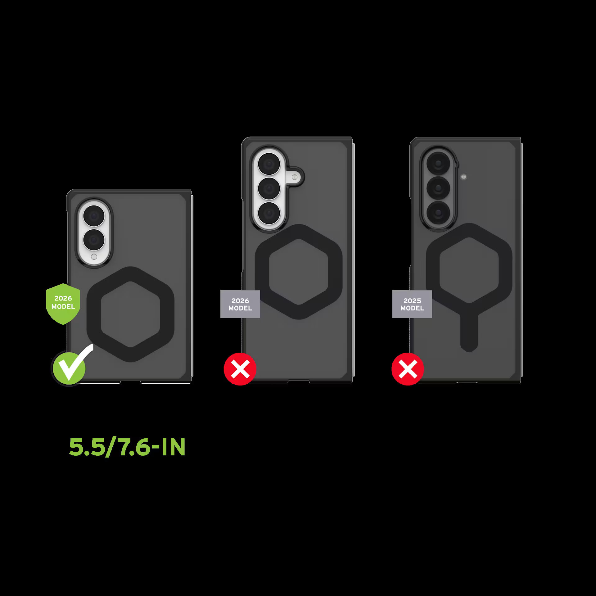 UAG Mouve XTE Protection Kickstand MagSafe Case for Samsung Z Fold8  - Ash