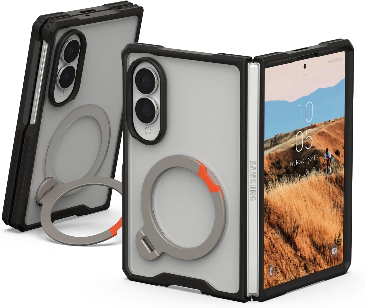 UAG Mouve XTE Protection Kickstand MagSafe Case for Samsung Z Fold8  - Ice