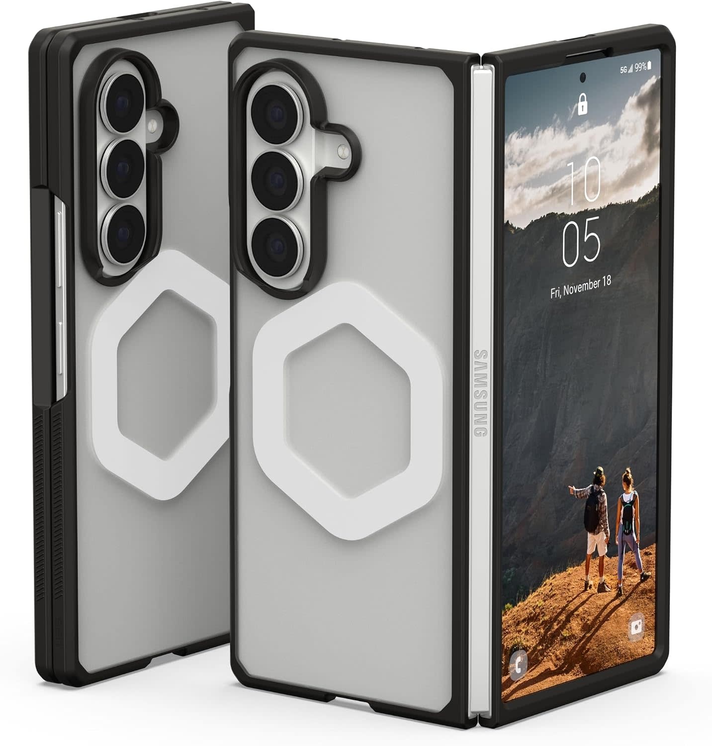 UAG Mouve Protection Kickstand MagSafe Case for Samsung Z Fold8 Ultra - Ice