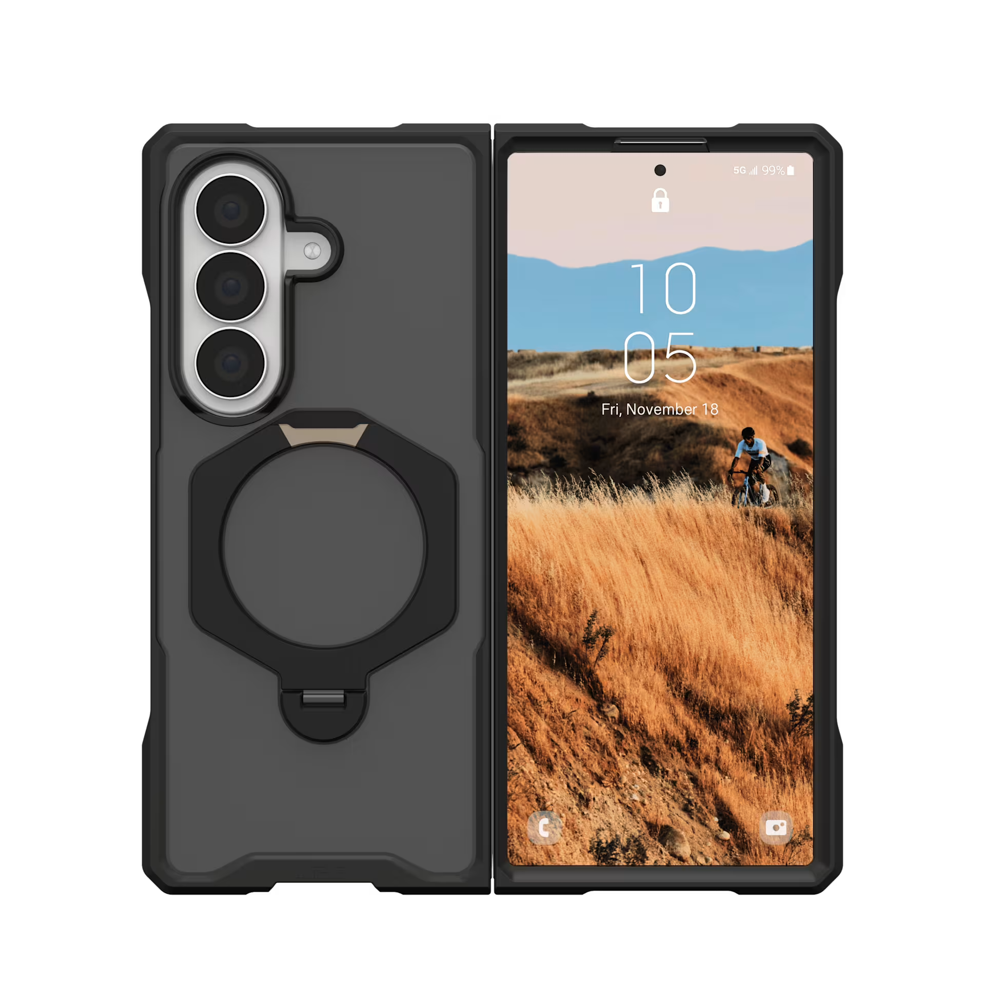 UAG Mouve XTE Protection Kickstand MagSafe Case for Samsung Z Fold8 Ultra - Ash