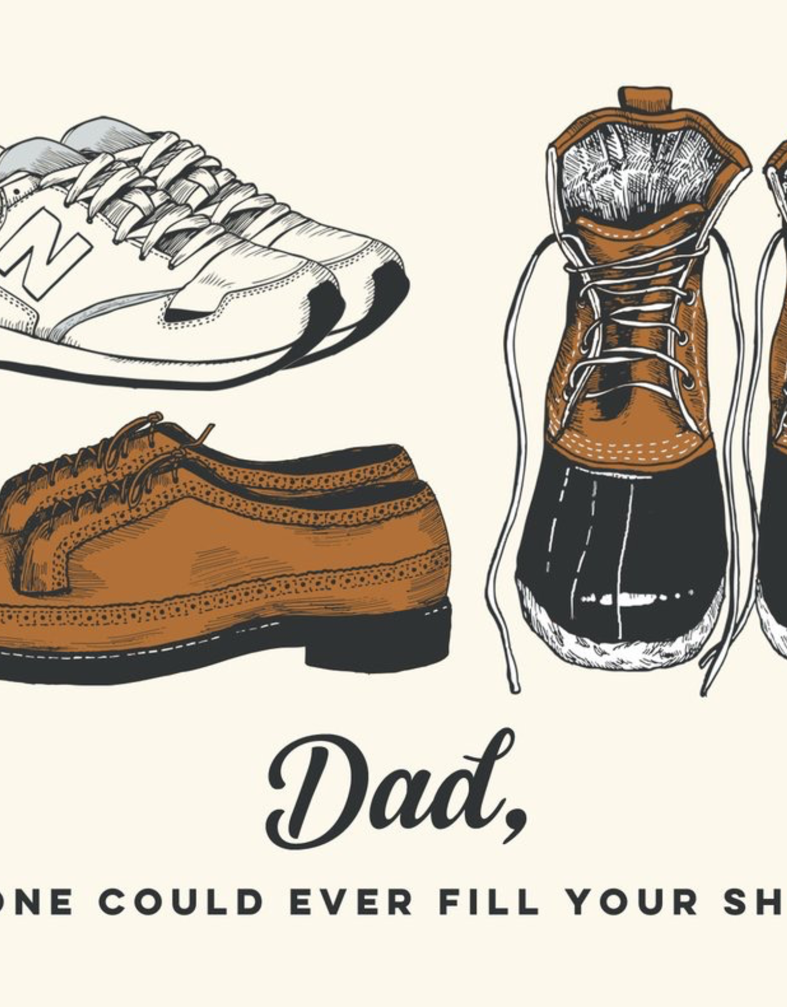 The Good Days Print Co The Good Days Print Co Dad Shoes Card