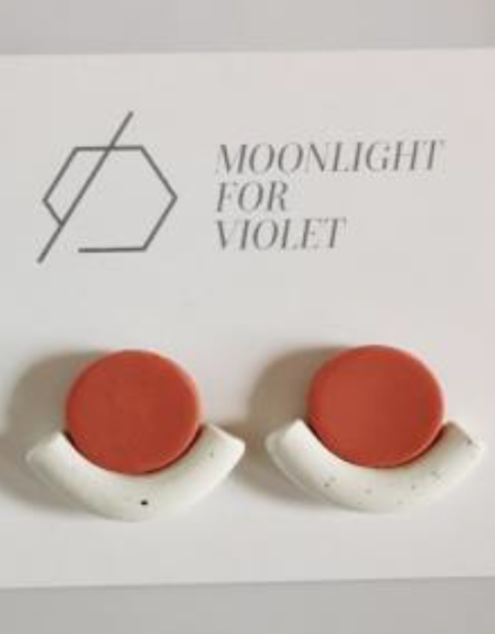 Moonlight for Violet Moonlight for Violet Resting Circle Studs - Assorted Colours