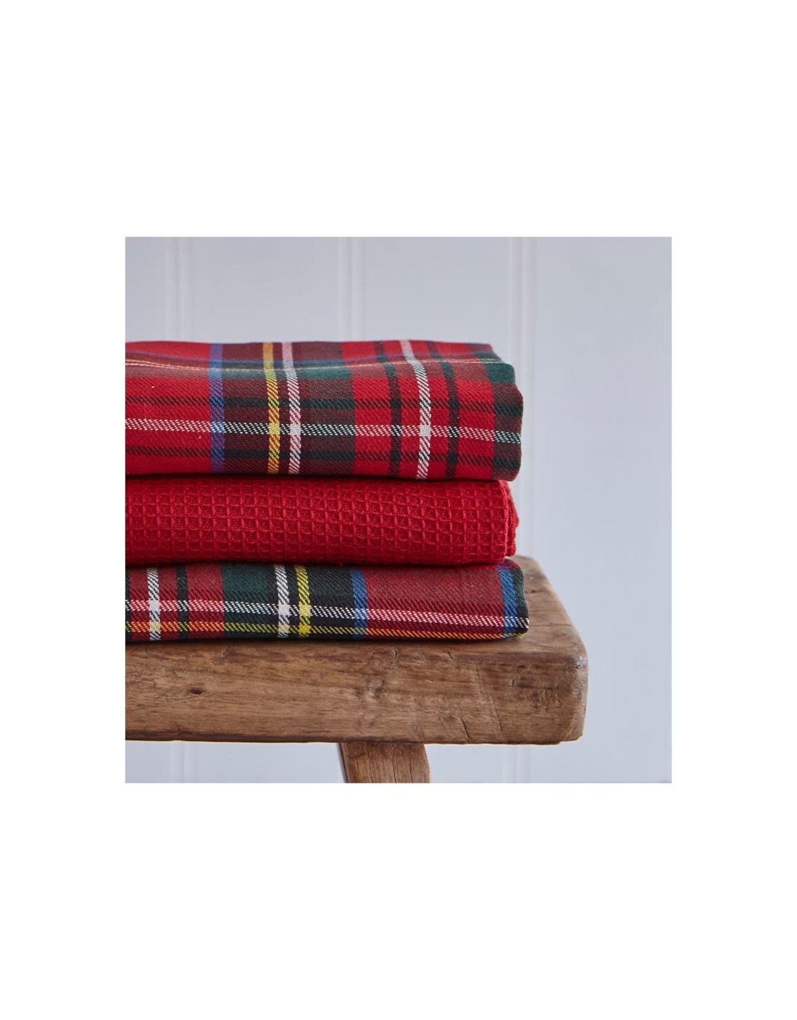 Harman Harman - Red Check Tea Towel Set/3