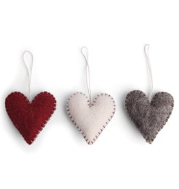EGS EGS Fair Trade - Hearts w. Stitching Set/3