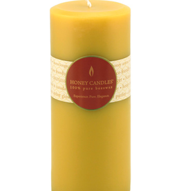 Honey Candles Honey Candles - 7” Round Pillar - Natural