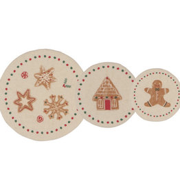 Danica Bowl Cover Mini Set/3 Christmas Cookies