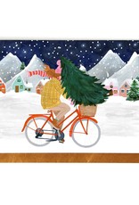 Paper E Clips Paper E. Clips - Christmas Bike Card